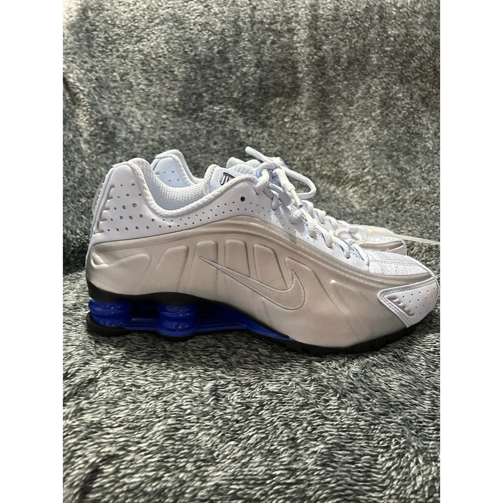 Nike Women Shox R4 Runner Y2K Blue Tint Size 7.5 Causal Training AR3565-402